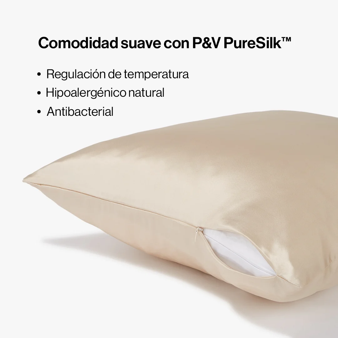 Funda de Almohada de Seda Premium