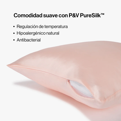 Funda de Almohada de Seda Premium