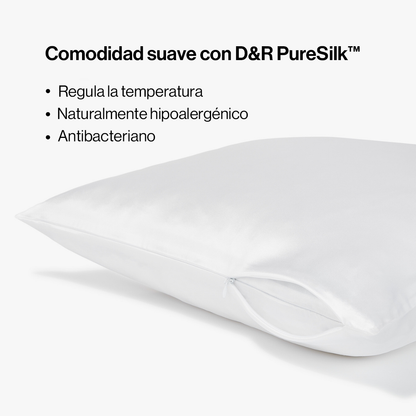 Funda de Almohada de Seda Premium